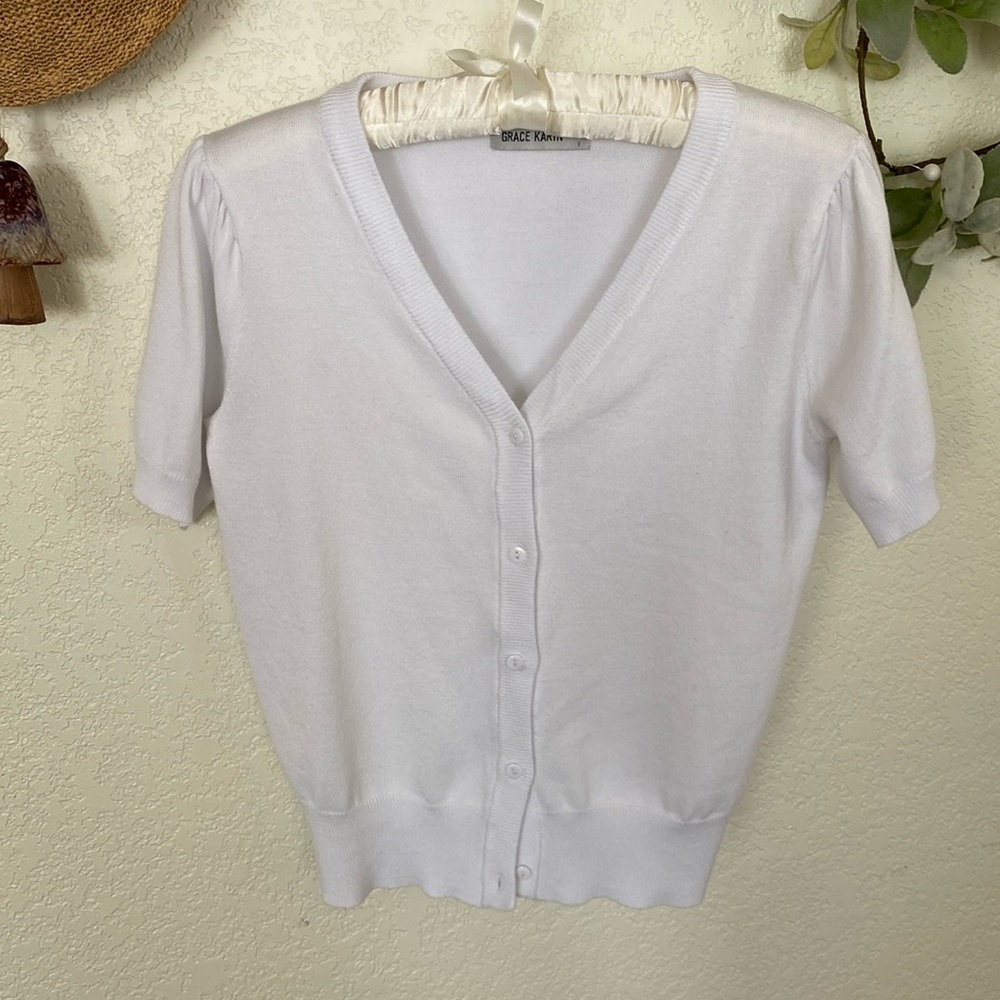 White Cardigan